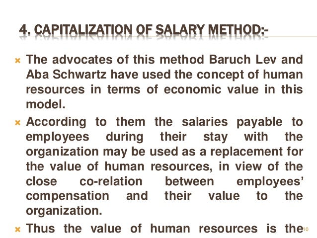 What Is Lev And Schwartz Compensation Model