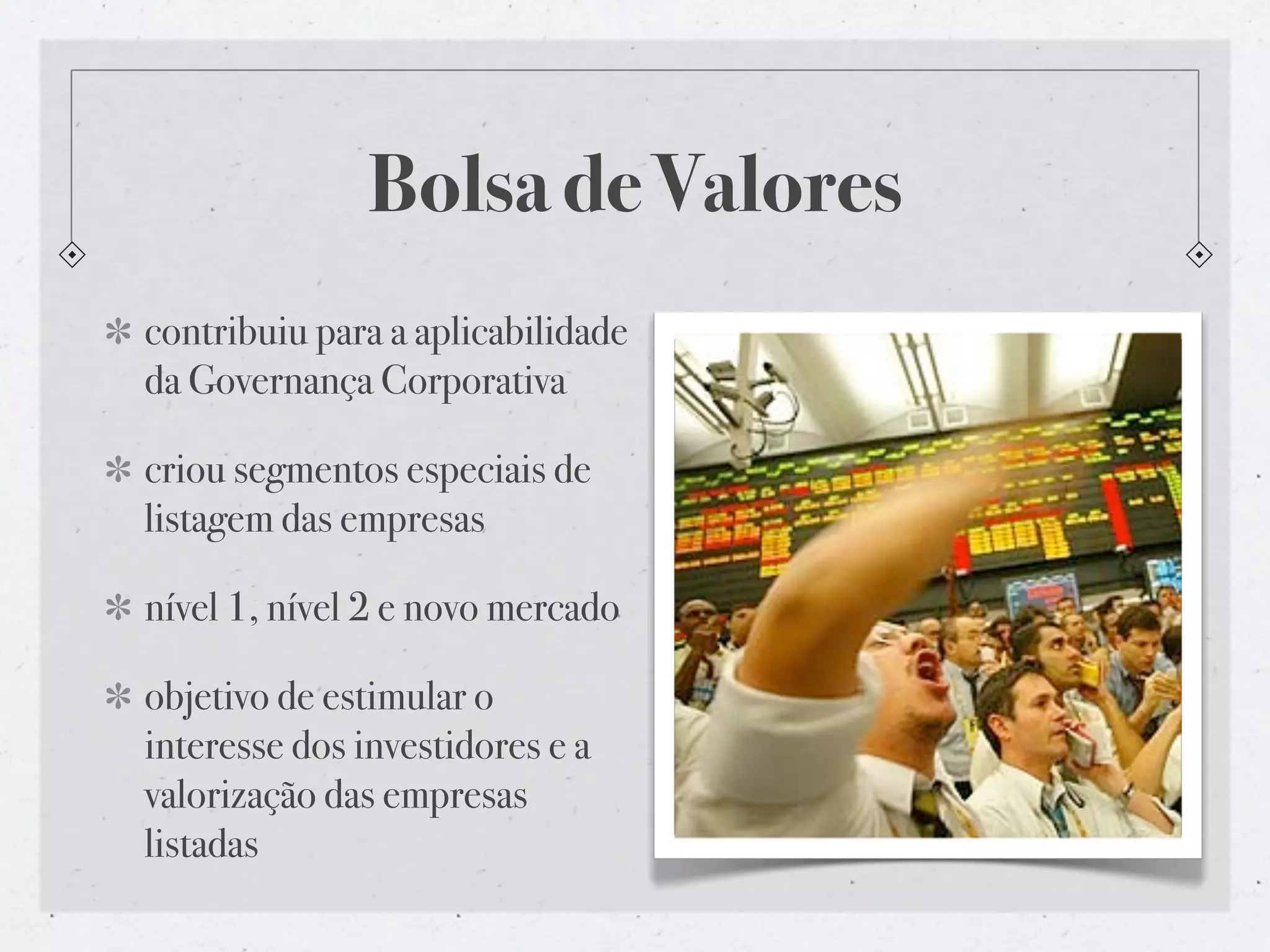 Governança Corporaiva no cenário global organizacional