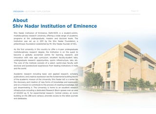 Online MBA Program with Campus Residency and Specializations at Shiv ...