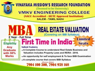 Mba   real estate valuation