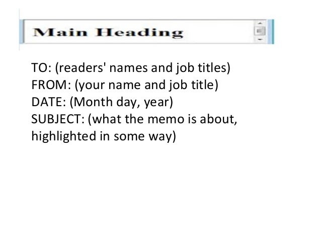 name memo