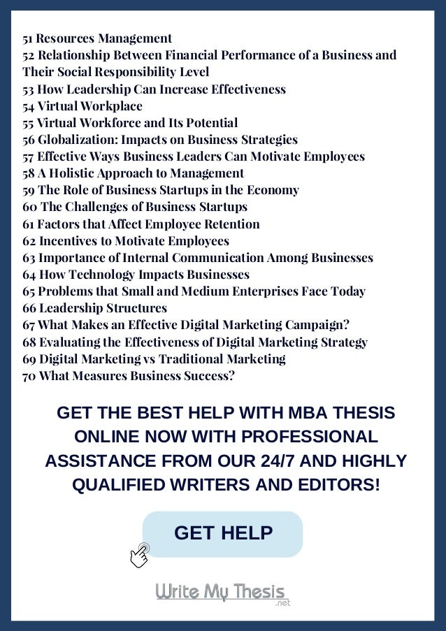 Healthcare thesis topics image