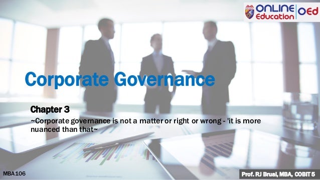 Literature review of corporate governance