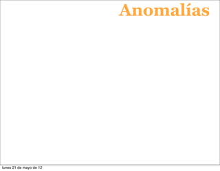 Anomalías




lunes 21 de mayo de 12
 