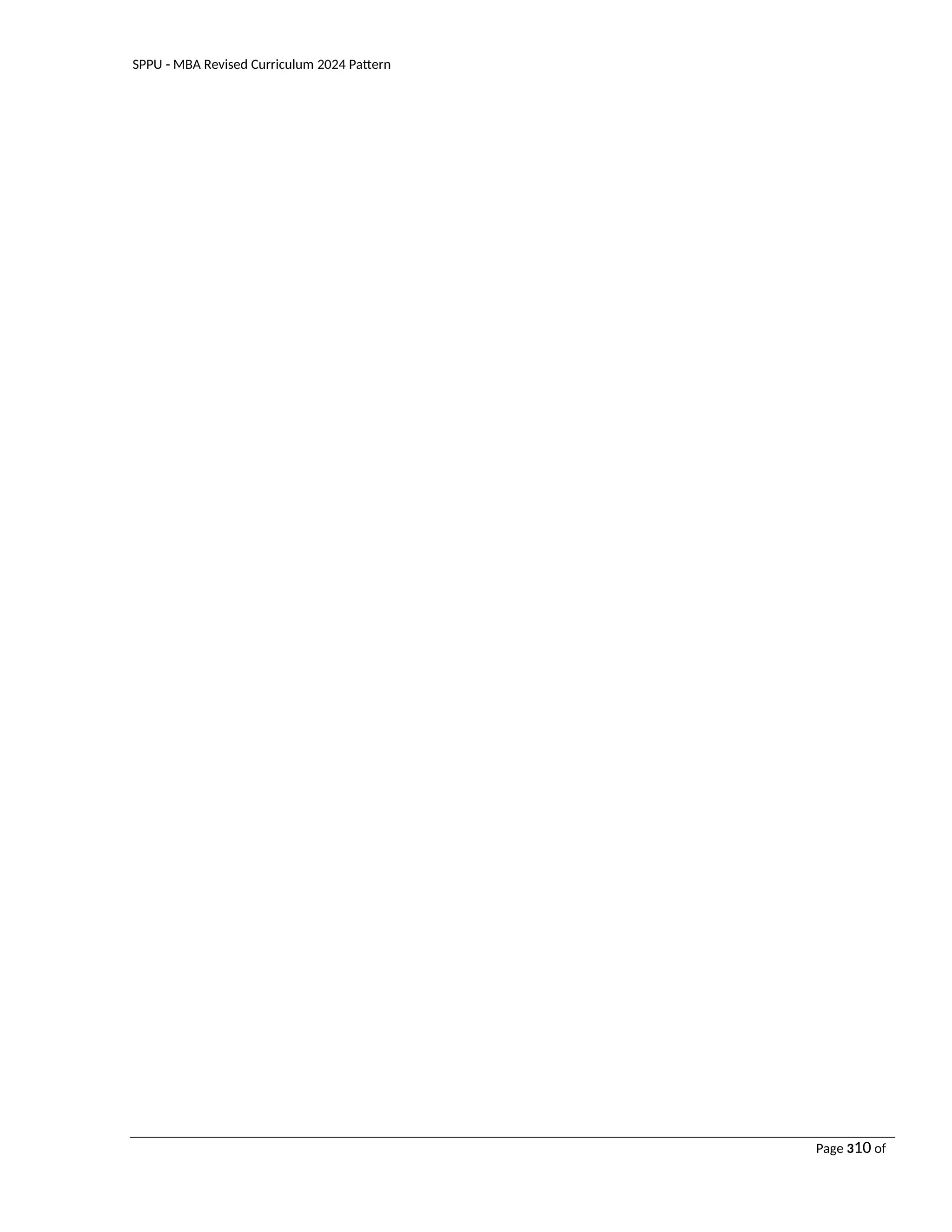 SPPU - MBA Revised Curriculum 2024 Pattern
Page 310 of
97
 