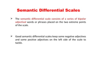 Sematic Diff Scale Research Methodology: Questionnaire, Sampling, Data Preparation | PPT