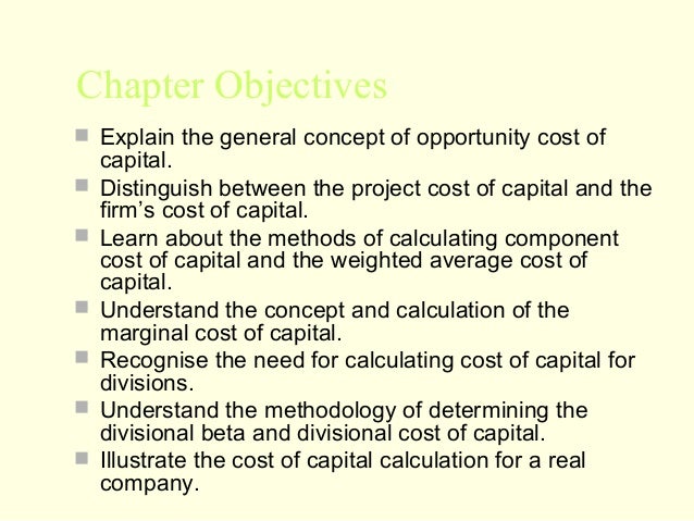 Mba Project On Cost Of Capital mba 2 fm u 3 cost of capital Mba Project On Cost Of Capital mba 2 fm u 3 cost of capital