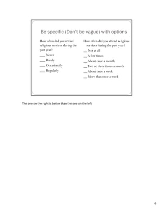 The one on the right is better than the one on the left




                                                          6
 