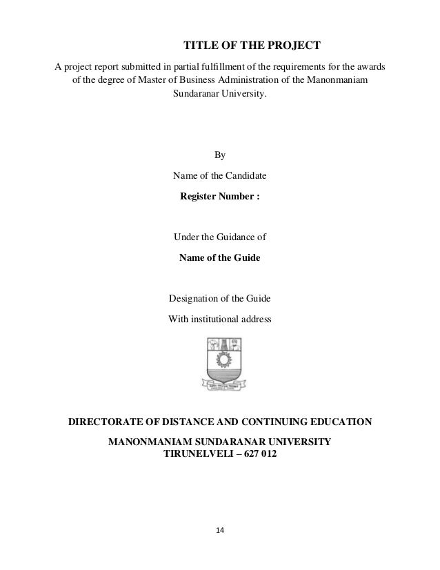 Mba assignment