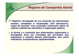 MBA IBRI Fipecafi Eli Loria CVM