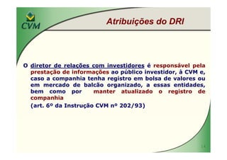 MBA IBRI Fipecafi Eli Loria CVM