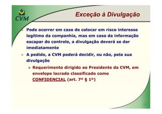 MBA IBRI Fipecafi Eli Loria CVM