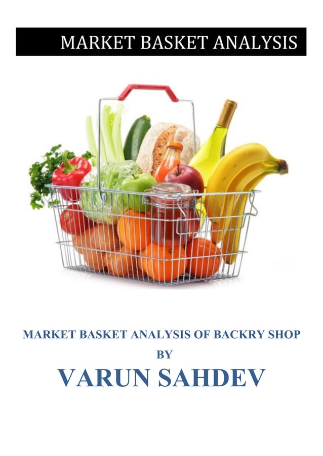 Market Basket Analysis of bakery Shop PDF