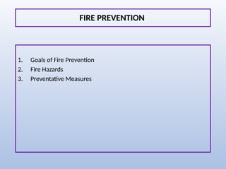 Comprehensive Basic Fire Fighting Training and Safety Procedures | PPTX