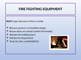Comprehensive Basic Fire Fighting Training and Safety Procedures | PPTX
