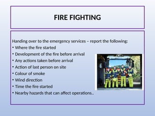 Comprehensive Basic Fire Fighting Training and Safety Procedures | PPTX