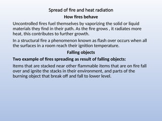 Fire Radiating Comprehensive Basic Fire Fighting Training and Safety Procedures | PPTX