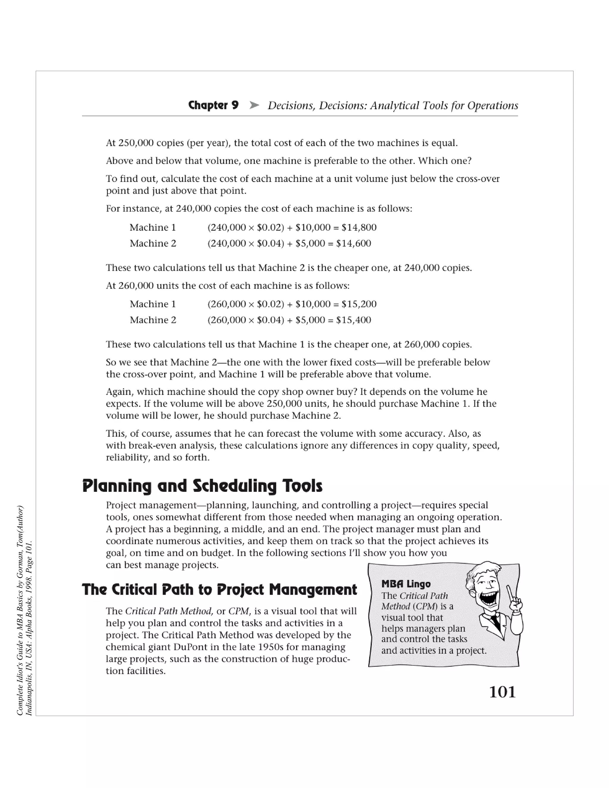 Complete Idiot's Guide to MBA Basics by Gorman, Tom(Author)
Indianapolis, IN, USA: Alpha Books, 1998. Page 101.
 