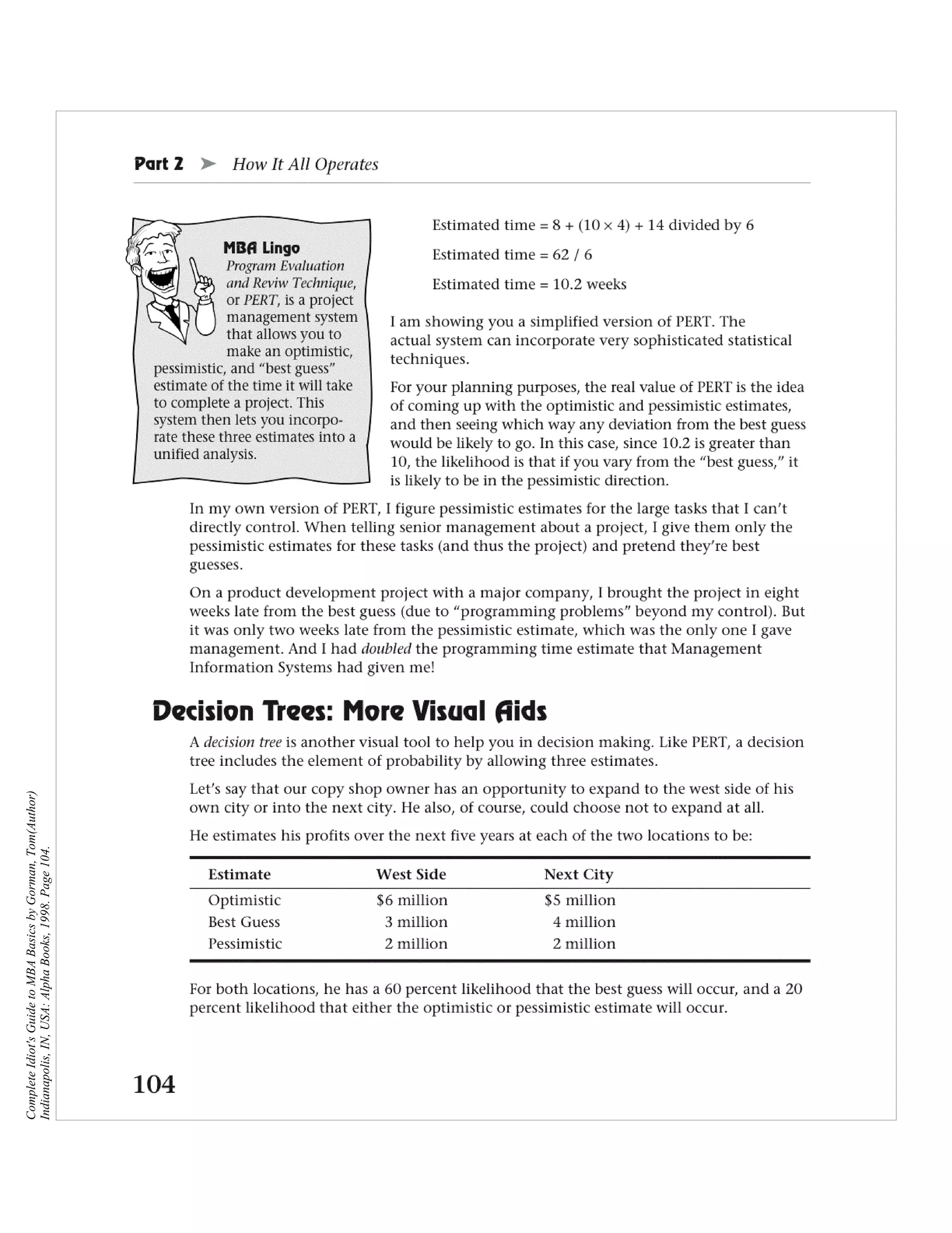 Complete Idiot's Guide to MBA Basics by Gorman, Tom(Author)
Indianapolis, IN, USA: Alpha Books, 1998. Page 104.
 