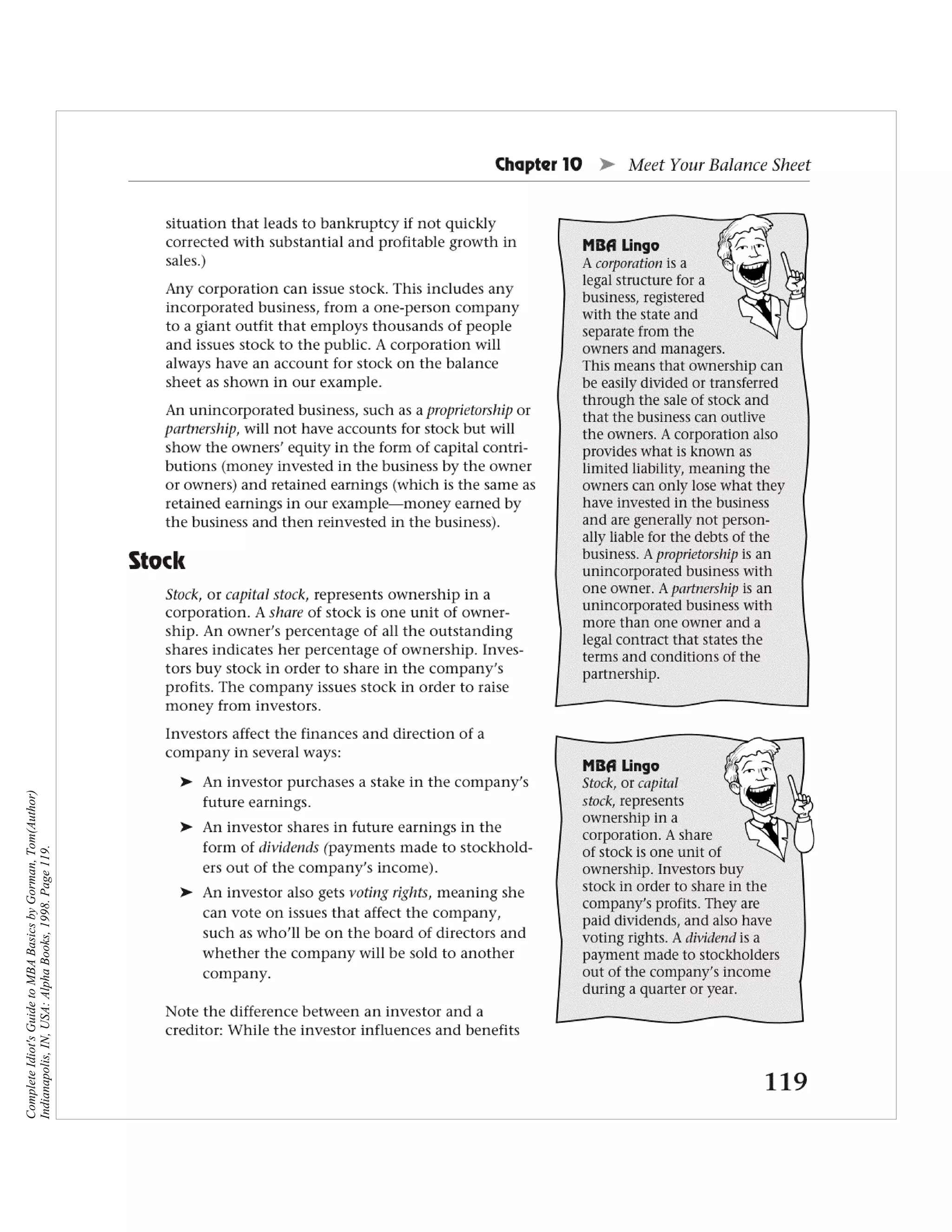 Complete Idiot's Guide to MBA Basics by Gorman, Tom(Author)
Indianapolis, IN, USA: Alpha Books, 1998. Page 119.
 