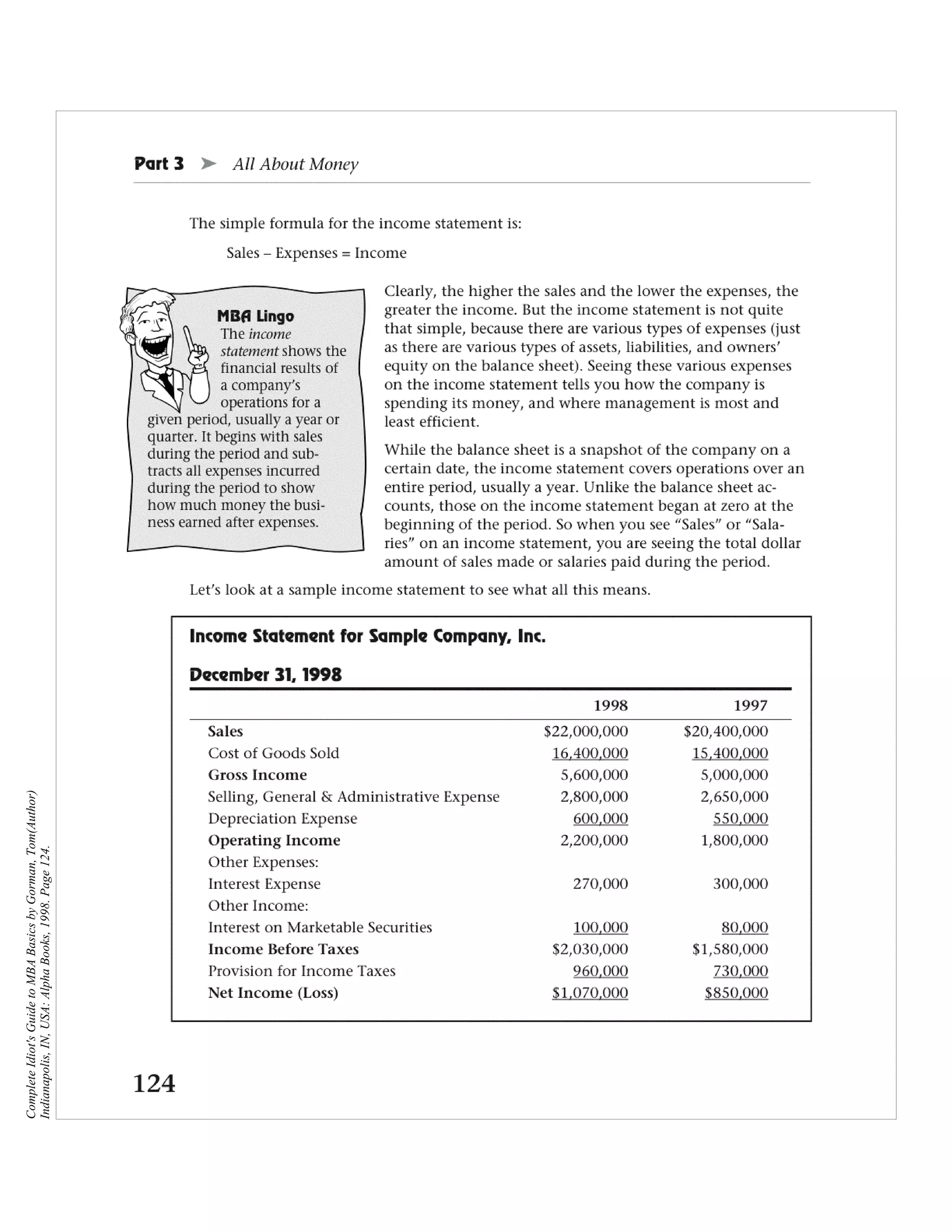 Complete Idiot's Guide to MBA Basics by Gorman, Tom(Author)
Indianapolis, IN, USA: Alpha Books, 1998. Page 124.
 