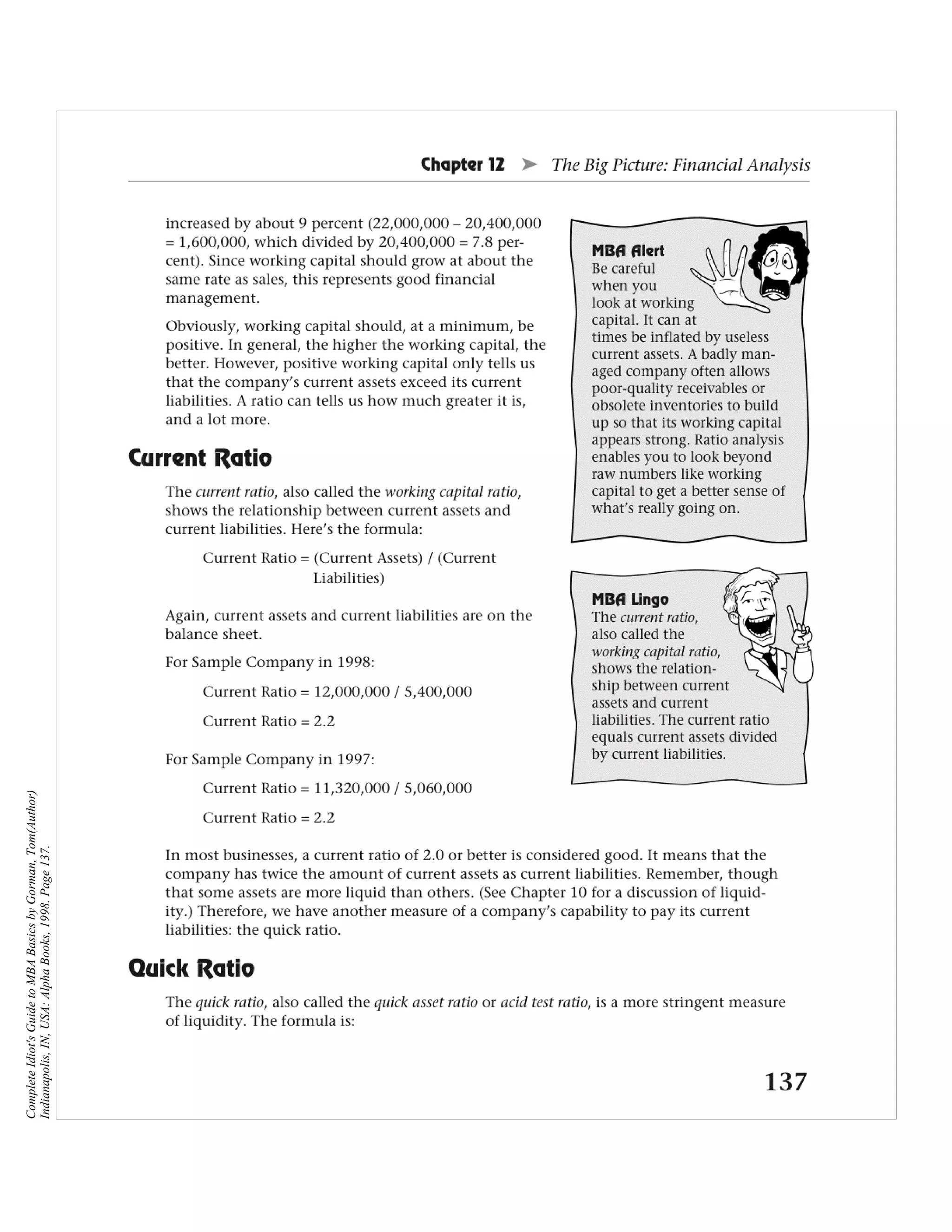 Complete Idiot's Guide to MBA Basics by Gorman, Tom(Author)
Indianapolis, IN, USA: Alpha Books, 1998. Page 137.
 