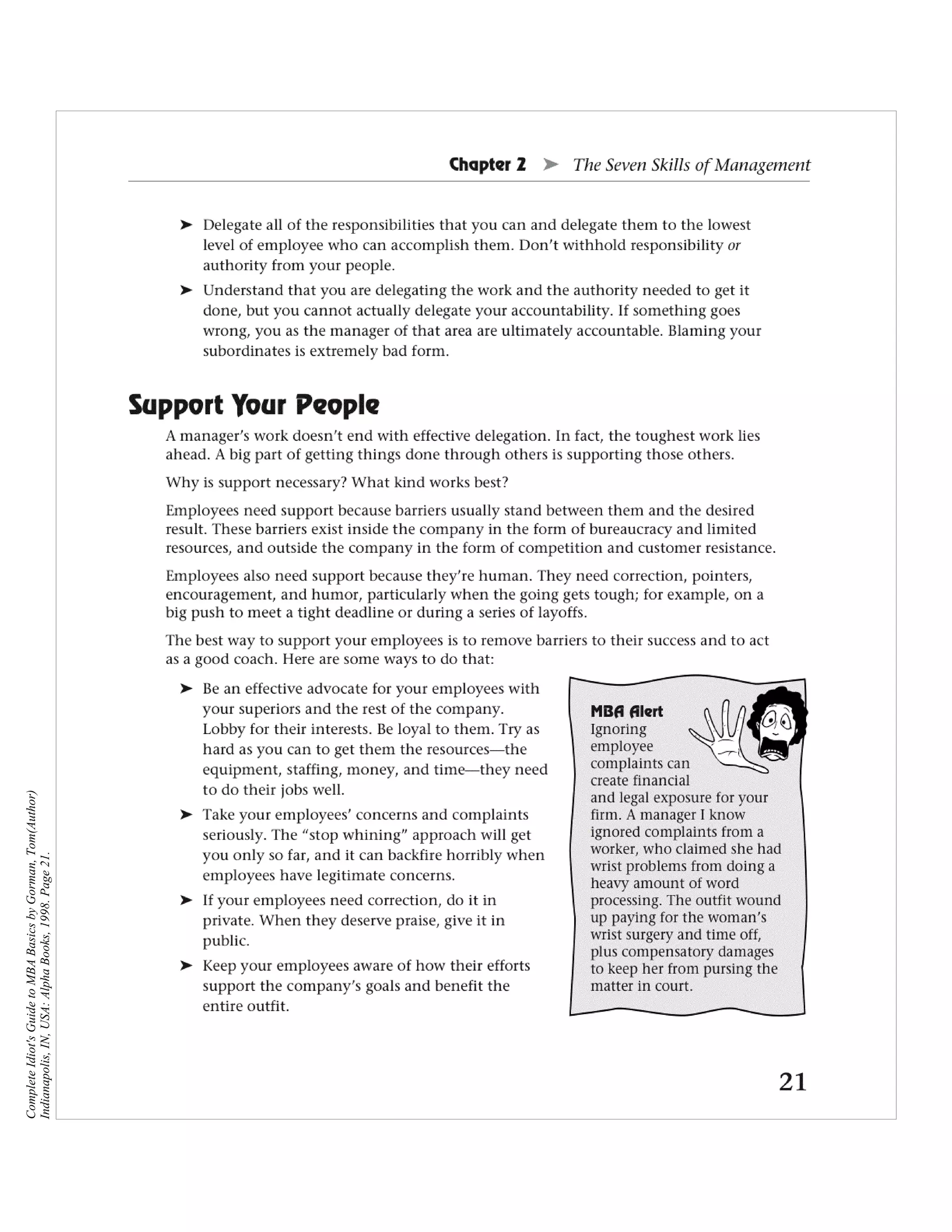Complete Idiot's Guide to MBA Basics by Gorman, Tom(Author)
Indianapolis, IN, USA: Alpha Books, 1998. Page 21.
 