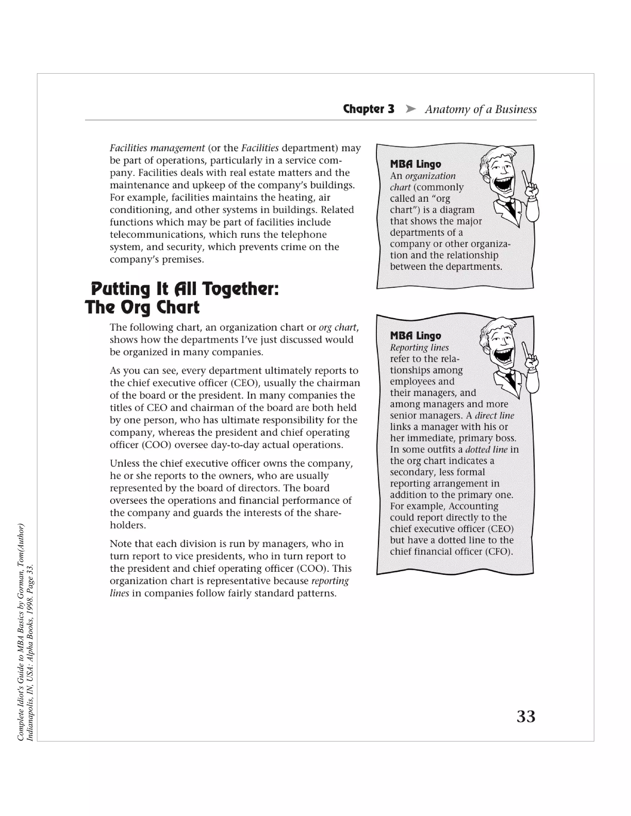 Complete Idiot's Guide to MBA Basics by Gorman, Tom(Author)
Indianapolis, IN, USA: Alpha Books, 1998. Page 33.
 