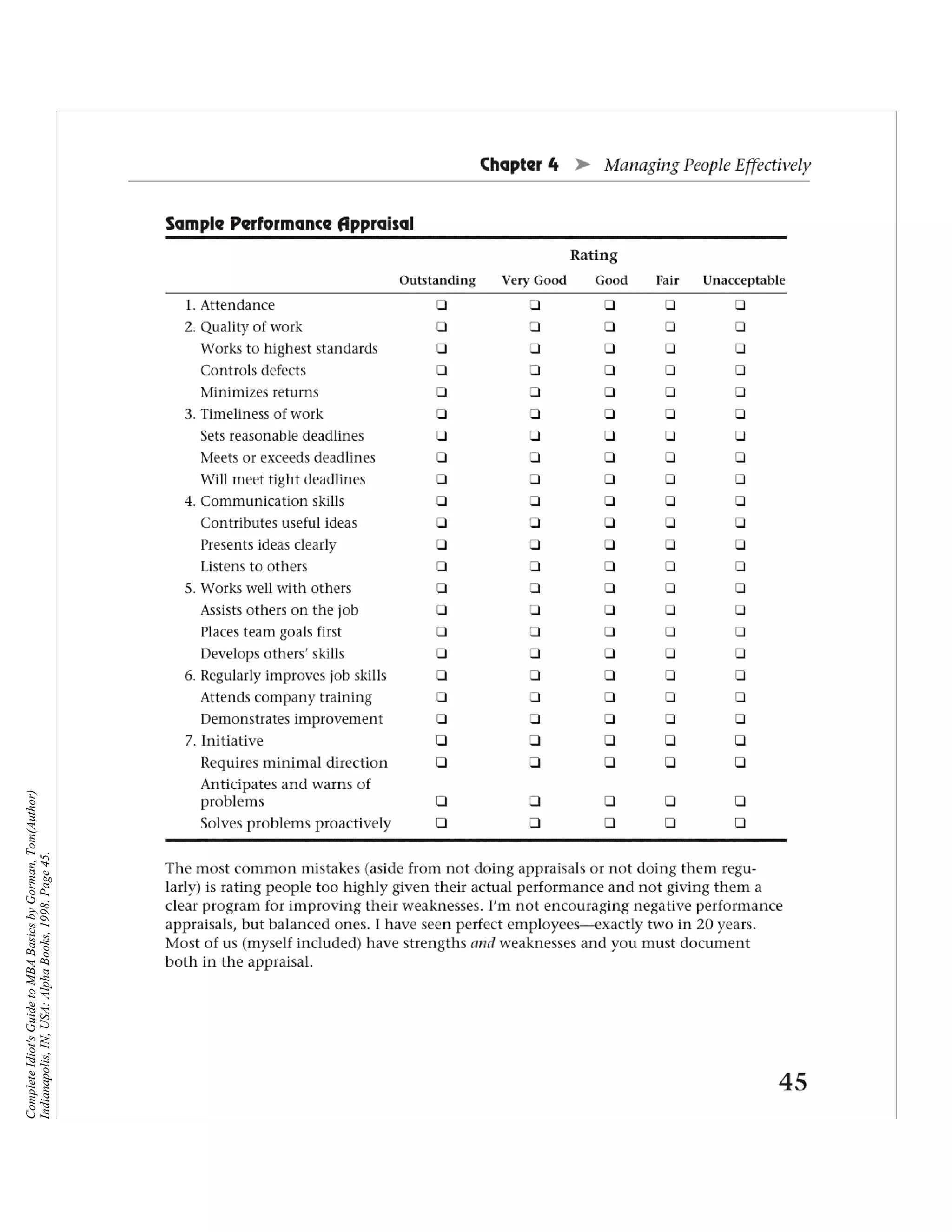 Complete Idiot's Guide to MBA Basics by Gorman, Tom(Author)
Indianapolis, IN, USA: Alpha Books, 1998. Page 45.
 