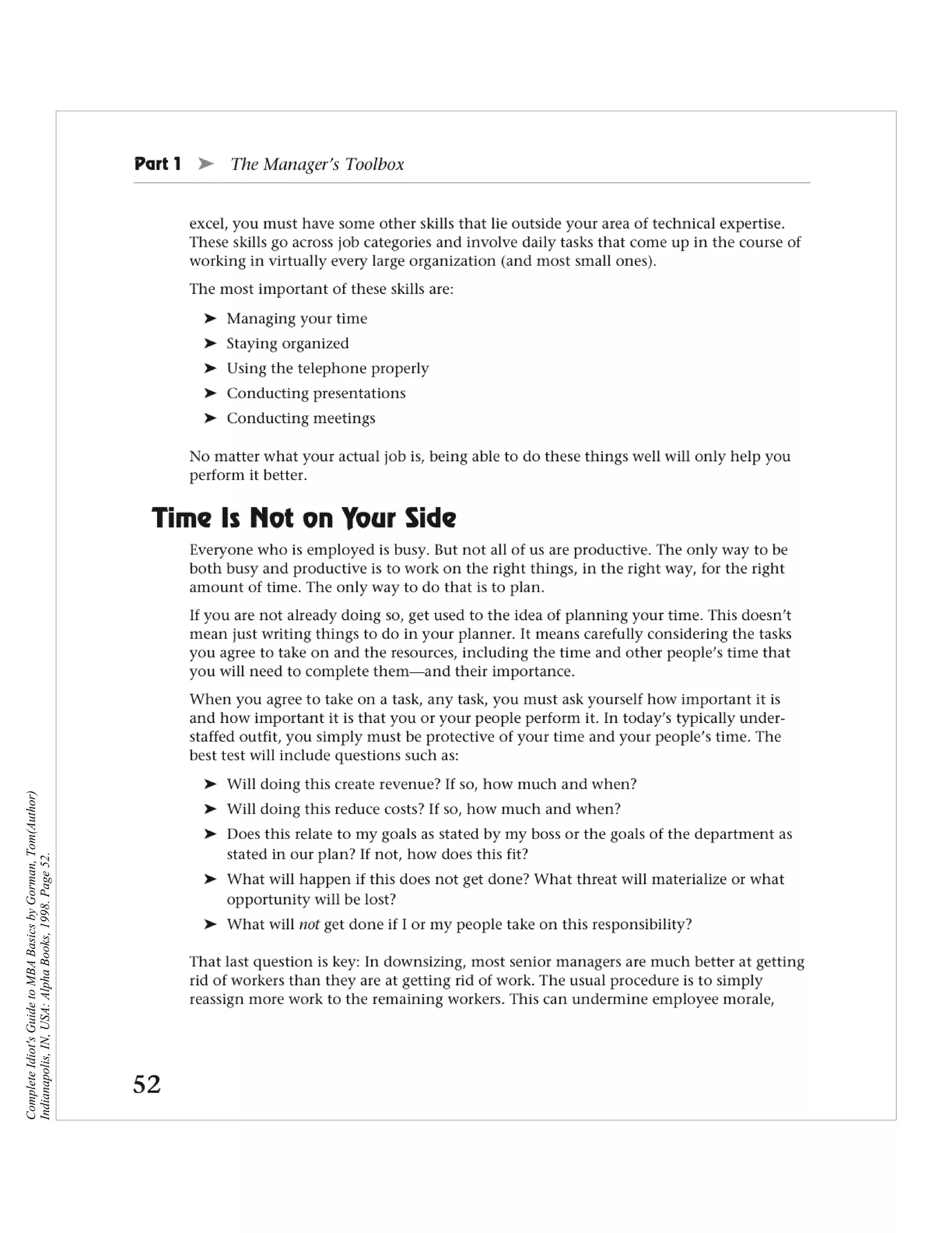 Complete Idiot's Guide to MBA Basics by Gorman, Tom(Author)
Indianapolis, IN, USA: Alpha Books, 1998. Page 52.
 