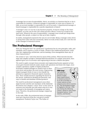Complete Idiot's Guide to MBA Basics by Gorman, Tom(Author)
Indianapolis, IN, USA: Alpha Books, 1998. Page 5.
 