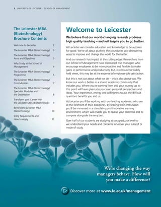 MBA Biotechnology | PDF