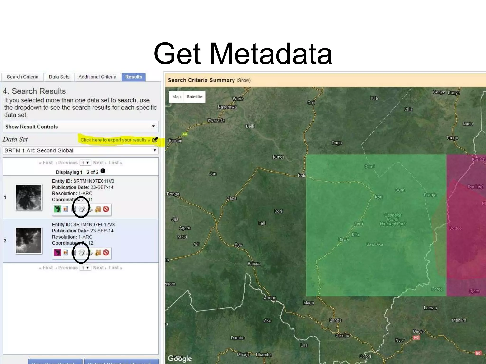 Get Metadata
 
