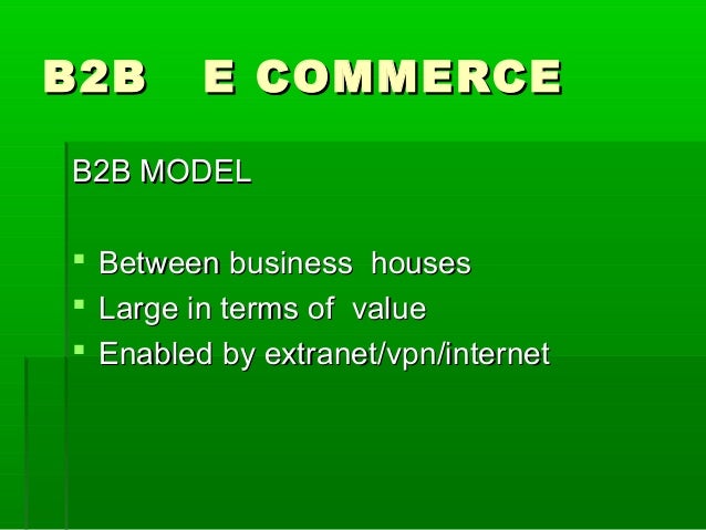 E COMMERCE FOR MBA STUDENTS