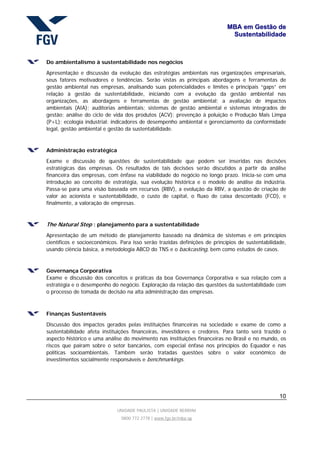 Gestão de sustentabilidade