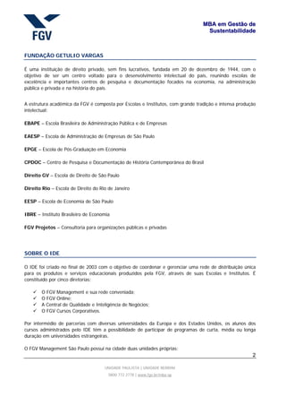 Gestão de sustentabilidade