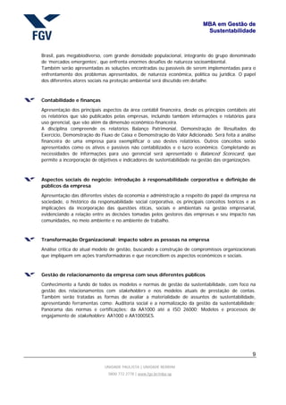 Gestão de sustentabilidade