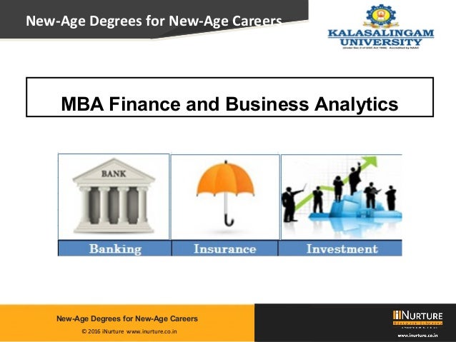 mba in finance and business analytics careers with an mba