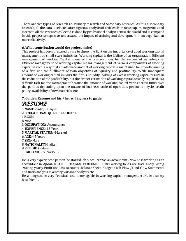 About Us - MBA Project Guide