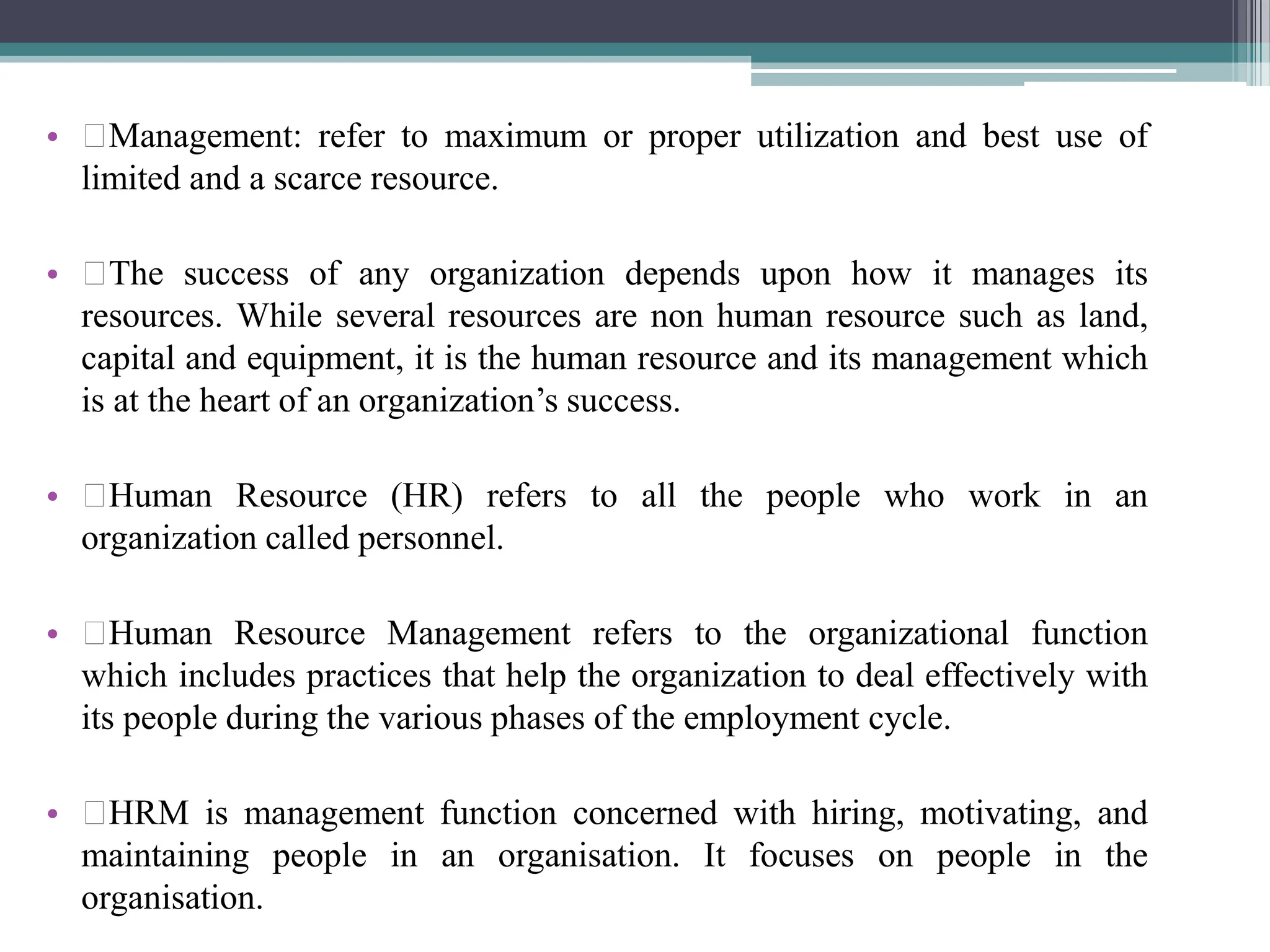 mba HRM ppt.ppt human resource management ppt | PPT