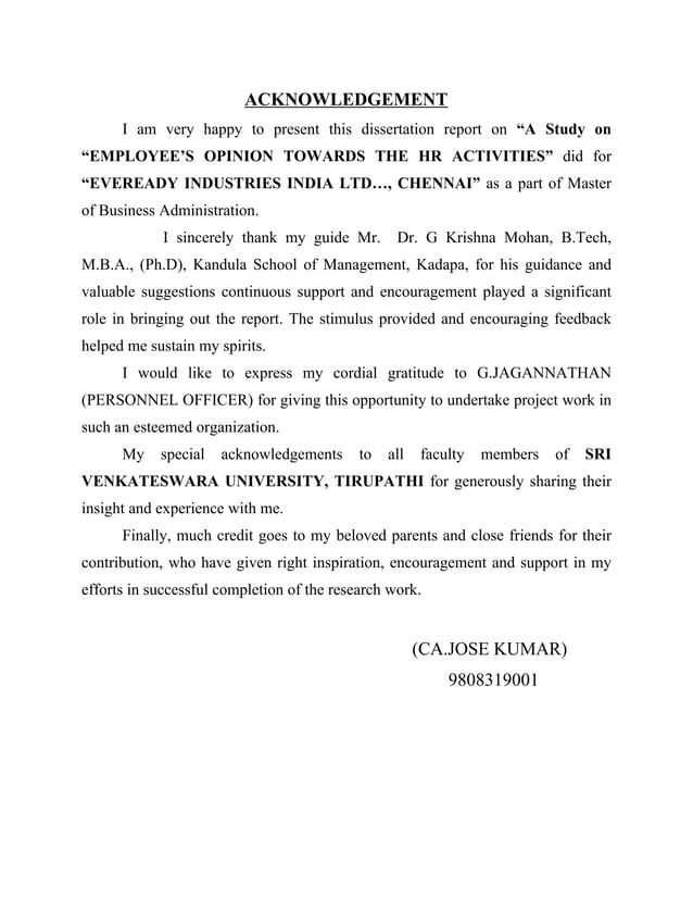 MBA HR PROJECT REPORT PDF DOWNLOAD visual data 4