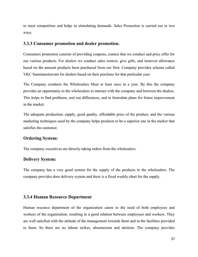 Mba Hr Project Report On Training And Development Pdf Human