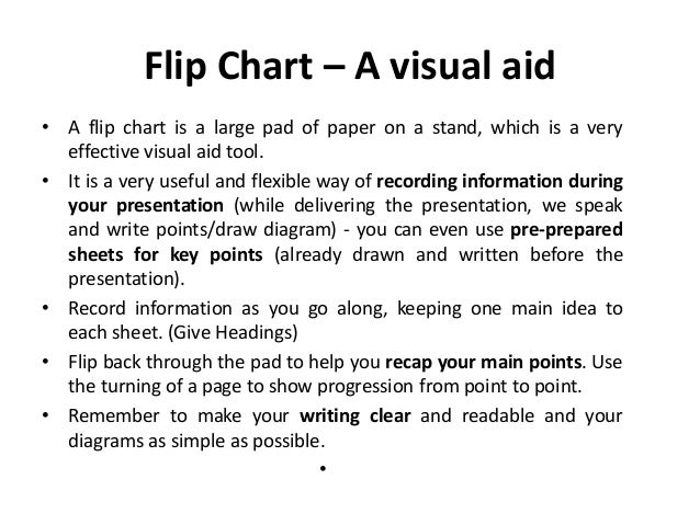 Flip Chart Presentation In An Interview