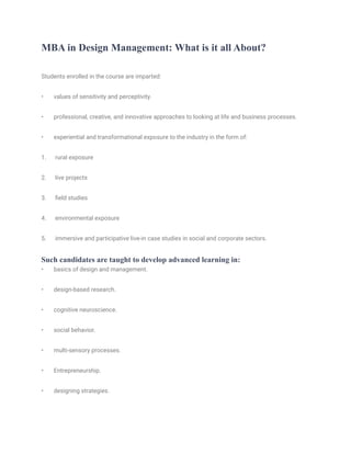 Mba Indesign Management MBA in Design Management.pdf