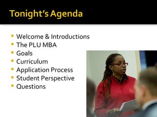 Mba Information Session Presentation Ppt