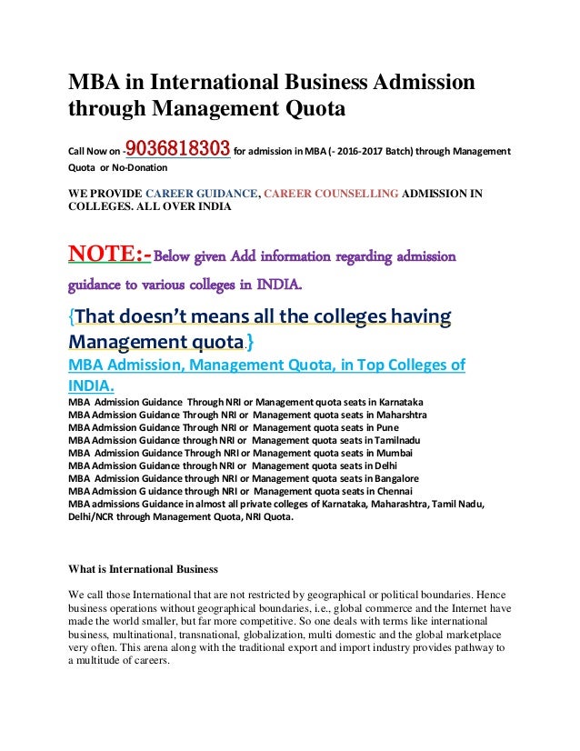 careers in international business