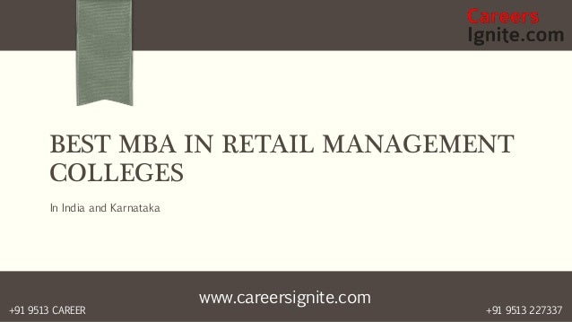 MBA in Retail Management Courses, Colleges, Eligibility