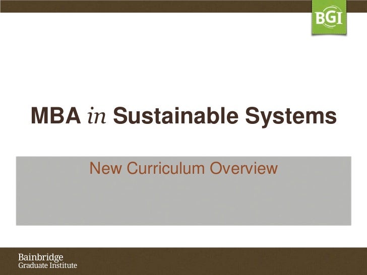 mba in sustainability management