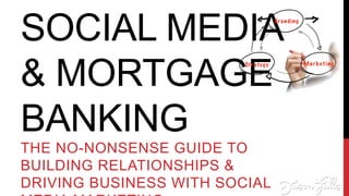 SOCIALMEDIA
&MORTGAGEBANKING
THE NO-NONSENSE GUIDE TO BUILDING RELATIONSHIPS &
DRIVING BUSINESS WITH SOCIAL MEDIA MARKETING
 