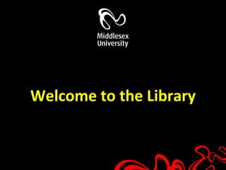 Welcome to the Library
 